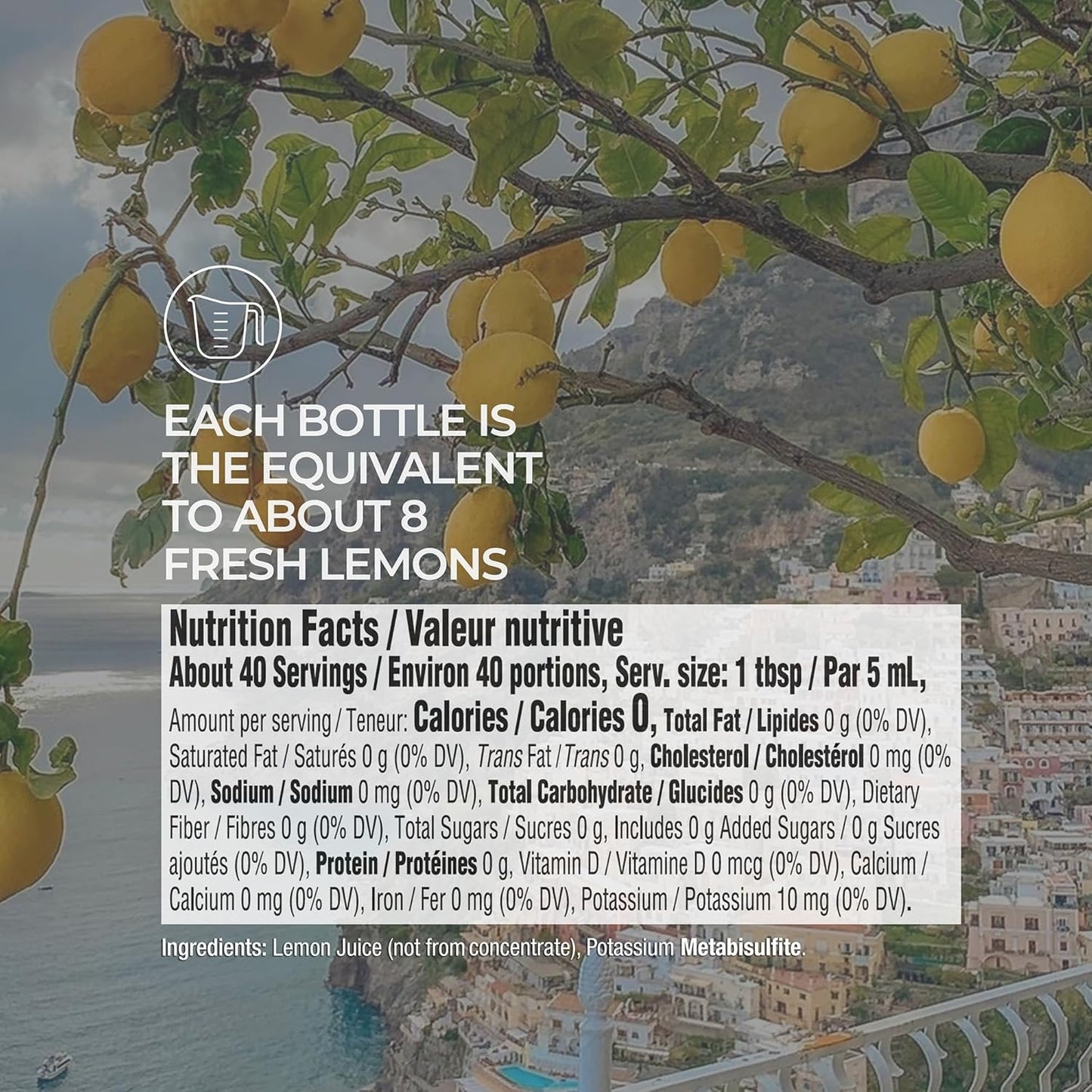 Tuscanini Sicilian Lemon Juice – Thoughtful Housewarming Gift for Home Cooks, Premium Italian Lemon Flavor in a 6.7oz Squeeze Bottle