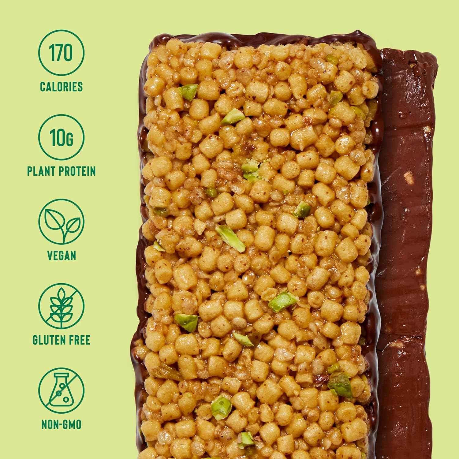 Mezcla Puff Crispy Protein Bar – Mindful Vegan Snack for Post-Yoga Wind-Down, 10g Plant Protein
