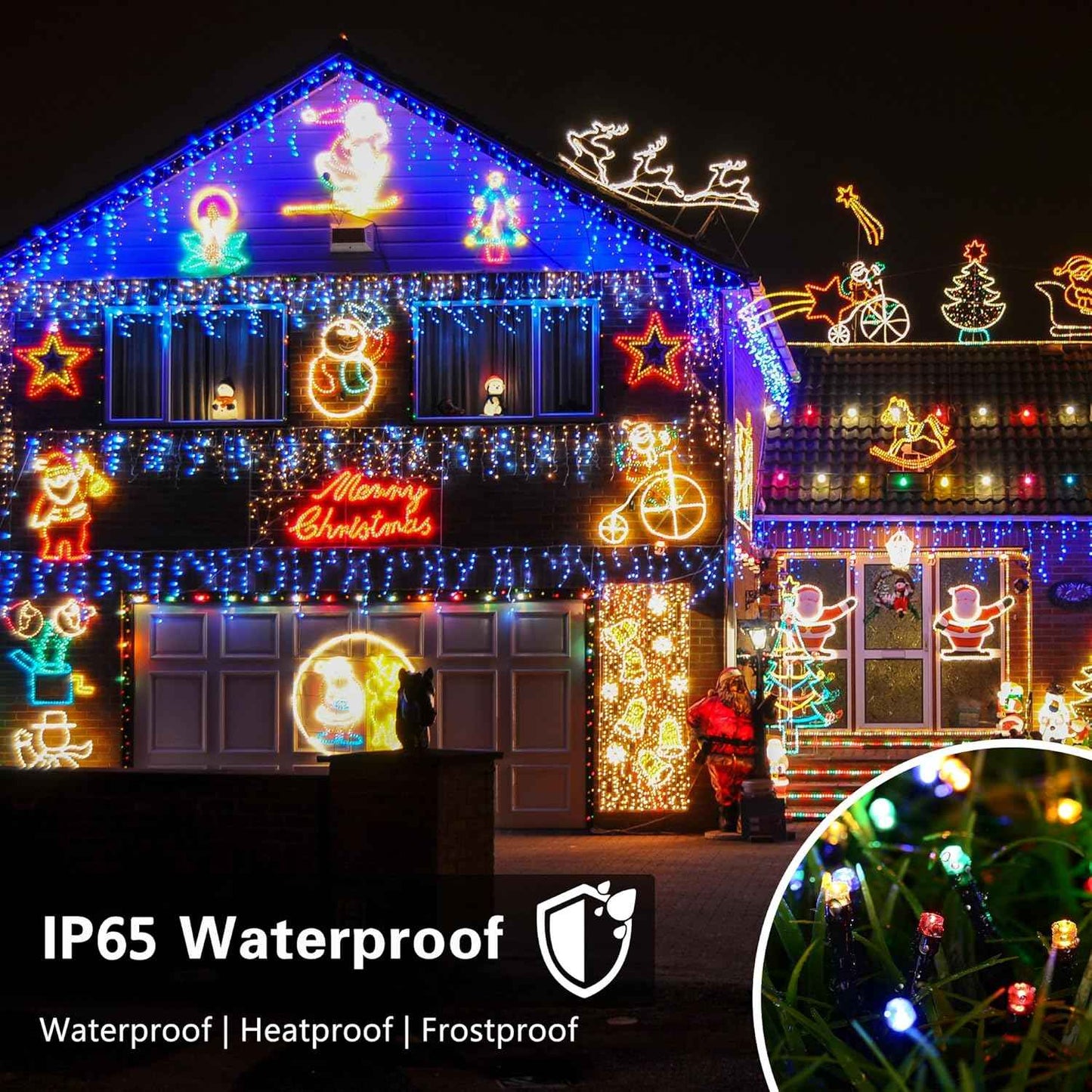 Toodour Solar String Lights – Thoughtful Housewarming Gift for Her, 200 LED Outdoor and Indoor Decor