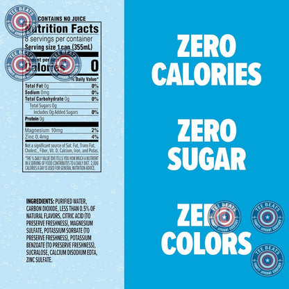 two can sizes: 12 fl oz (8-pack) and 16 fl oz (12-pack)