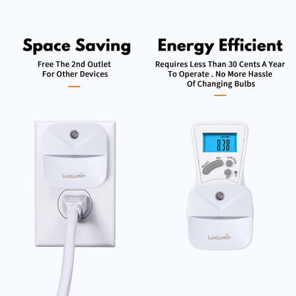 two color temperature variants: warm white (cozy) and daylight white 5000k (crisp)