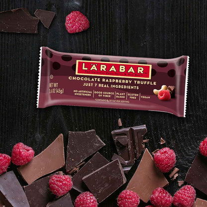 Larabar Chocolate Raspberry Truffle Bars – Lunchbox Snack for Kids, School-Safe Vegan Bar