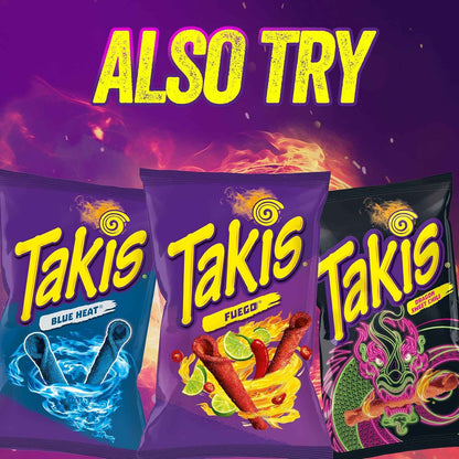 Takis Rolled Tortilla Chips Variety Pack – Fun Snack Gift for Nieces and Nephews, 18 Single-Serve 1 oz Bags