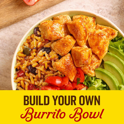 two flavor variants available: mexican style and spicy southwest style