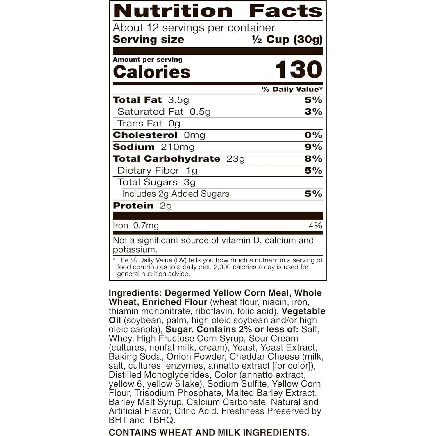 Chex Mix Cheddar Snack Mix – After-School Snack Bowl for Kids, 13.5 oz Pantry Pack