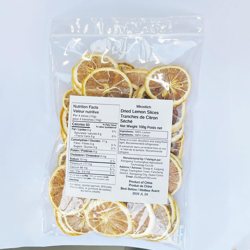 two flavor variants: lemon slices and orange slices