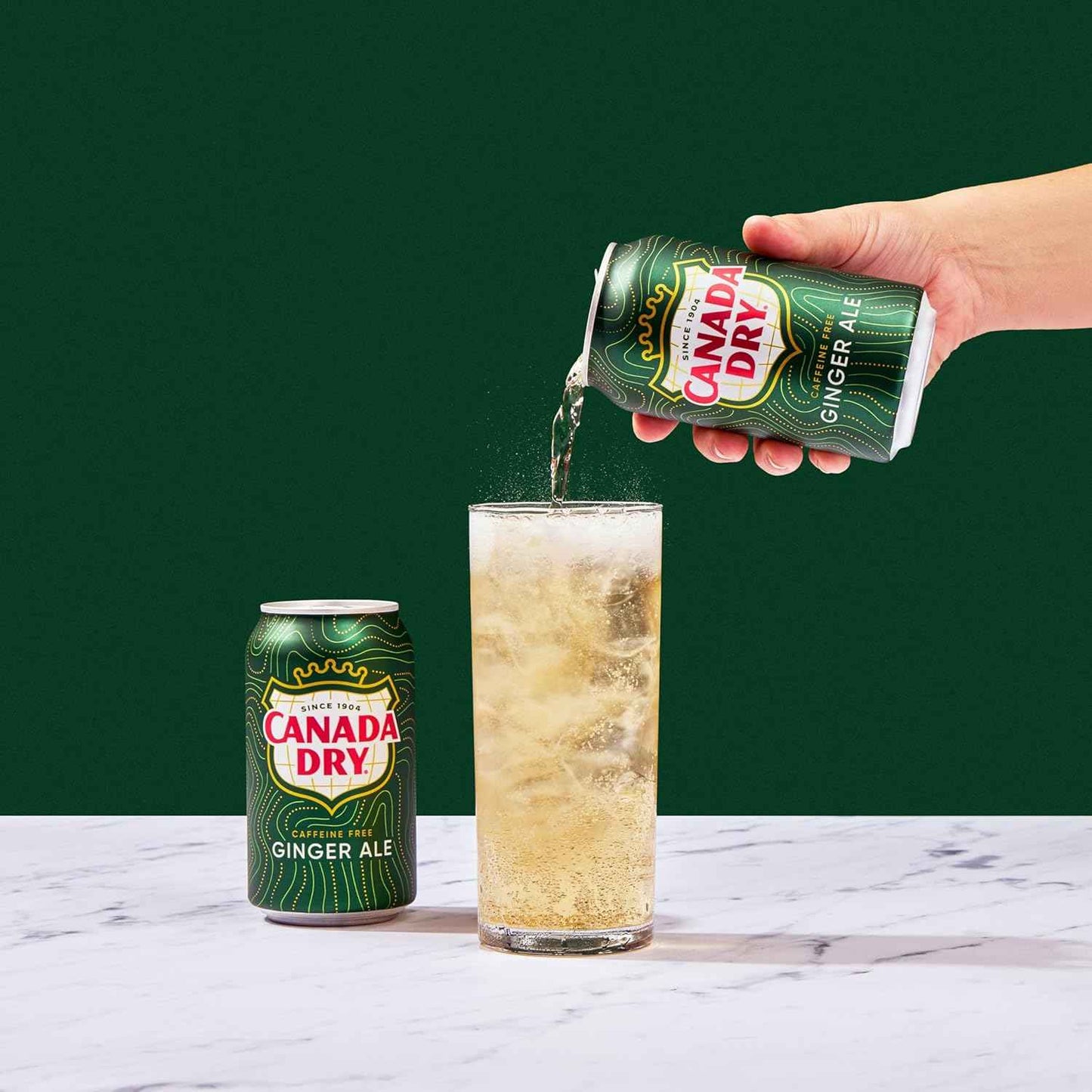 Canada Dry Ginger Ale Soda – Campfire and Trail Refreshment, Caffeine-Free 12 fl oz Cans 24 Pack