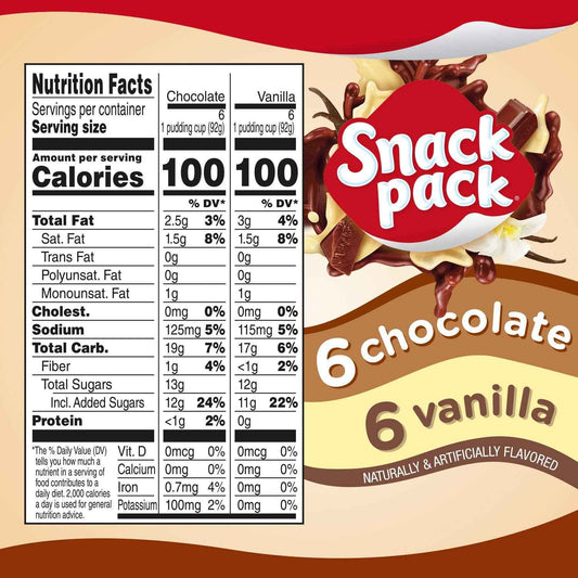 Snack Pack Pudding Cups – No-Refrigeration Snack for Road Trips, Picnics, and Camping