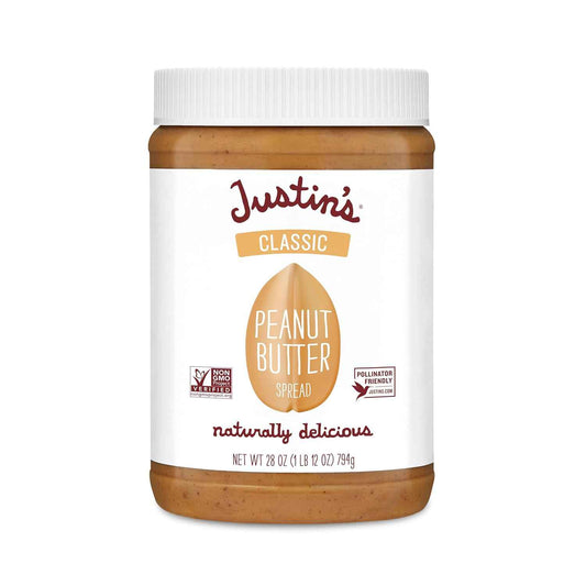 Justin’s Two-Ingredient Peanut Butter – Safe School Snack Jar for the Lunchbox Packing Station