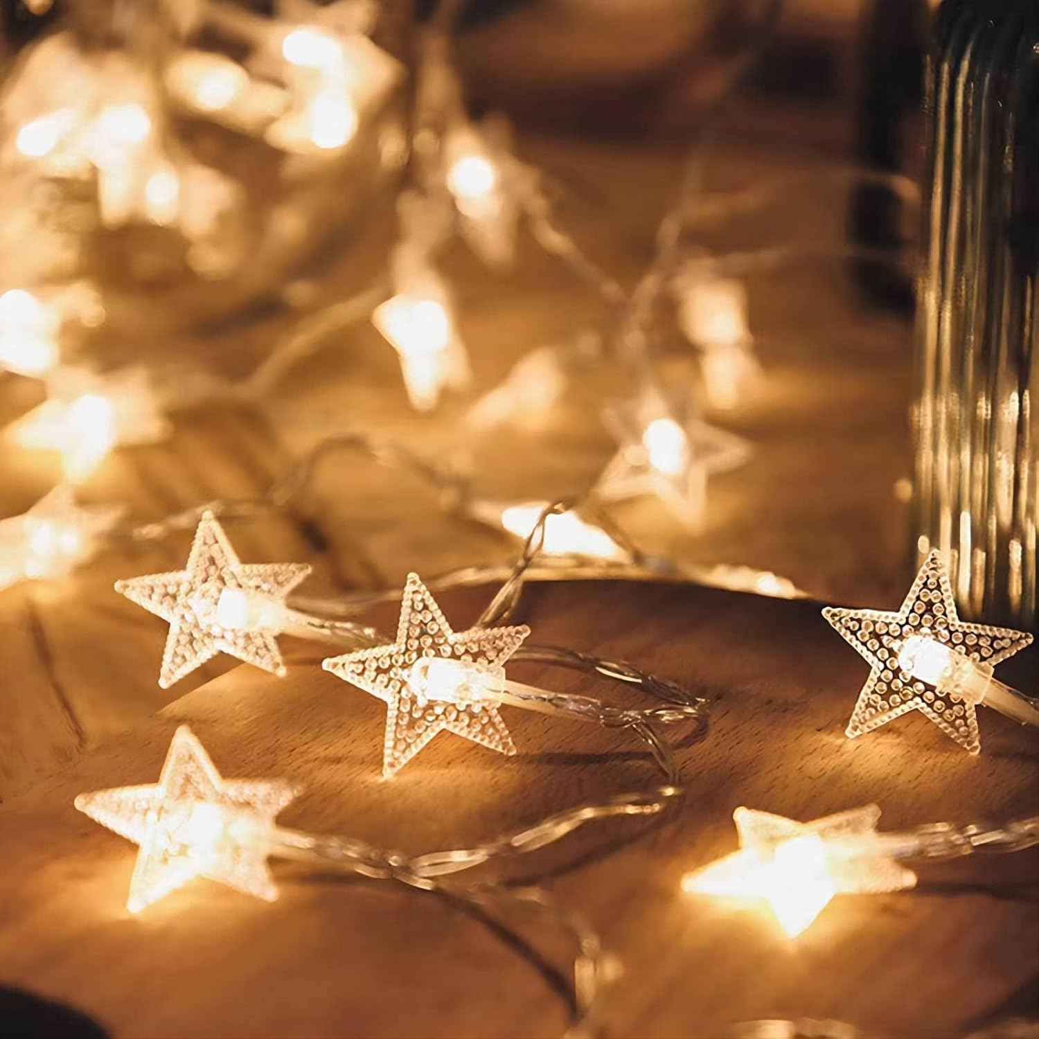Starlite Star String Lights – Understated Warm White Accent for Intentional, Clutter-Free Spaces