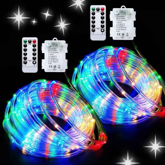 JMEXSUSS LED Rope Lights 33ft – Cozy Living Room and Bedroom Decor with Dimmable Remote