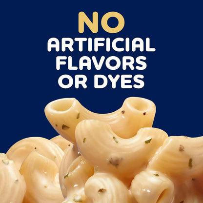 Kraft Deluxe White Cheddar Garlic & Herbs Mac and Cheese – Quick 15-Minute Work-from-Home Lunch, Stovetop Mac
