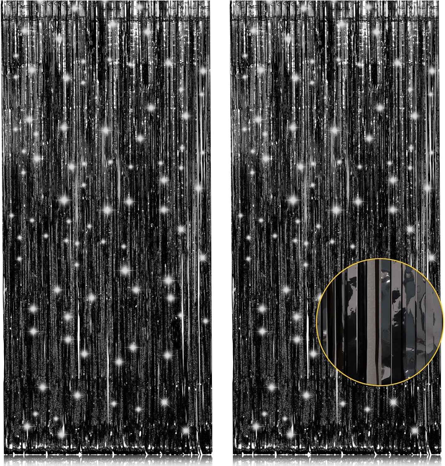 [Brand Name] Foil Fringe Curtain – Family-Friendly Kids Birthday Party Backdrop, Safe & Lightweight Decor Set