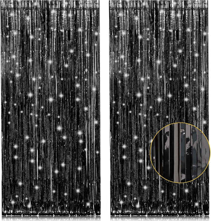 [Brand Name] Foil Fringe Curtain – Family-Friendly Kids Birthday Party Backdrop, Safe & Lightweight Decor Set