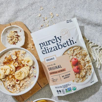 two preparation modes: hot water in minutes or overnight no-cook with nut milk