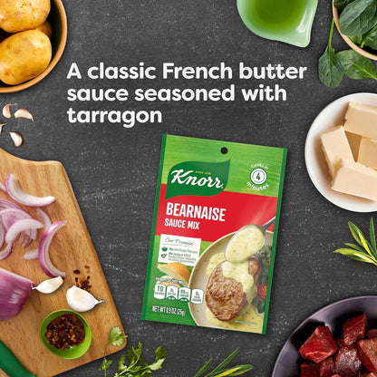 Knorr Bearnaise Sauce Mix – 4-Minute Weeknight Steak Sauce for Busy Home Cooks