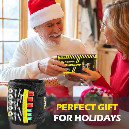 Magnetic Wristband for Holding Screws – Unique Stocking Stuffer Gift for Dad, Husband, and Grandpa Who Has Everything