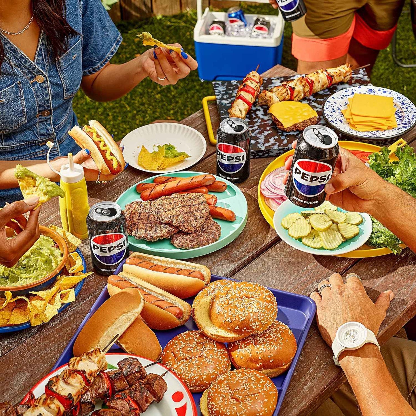 Pepsi Real Sugar Soda Mini Cans, 7.5oz (10 Pack) – Portable Drink for Backyard BBQs