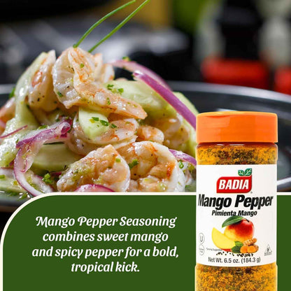 Badia Mango Pepper Family-Friendly Seasoning for Kid-Approved Chicken, Mild Scrambled Eggs, and Lunchbox Veggies