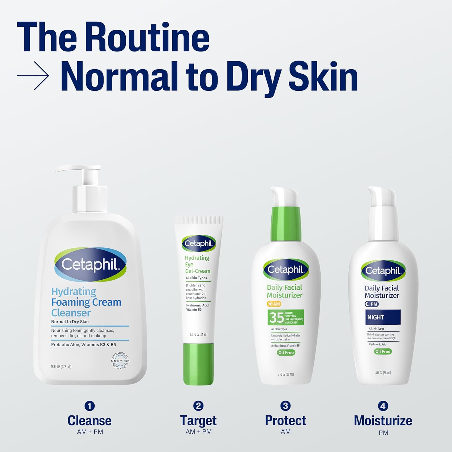 two size options: 8 fl oz and 16 fl oz bottle to suit different usage volumes