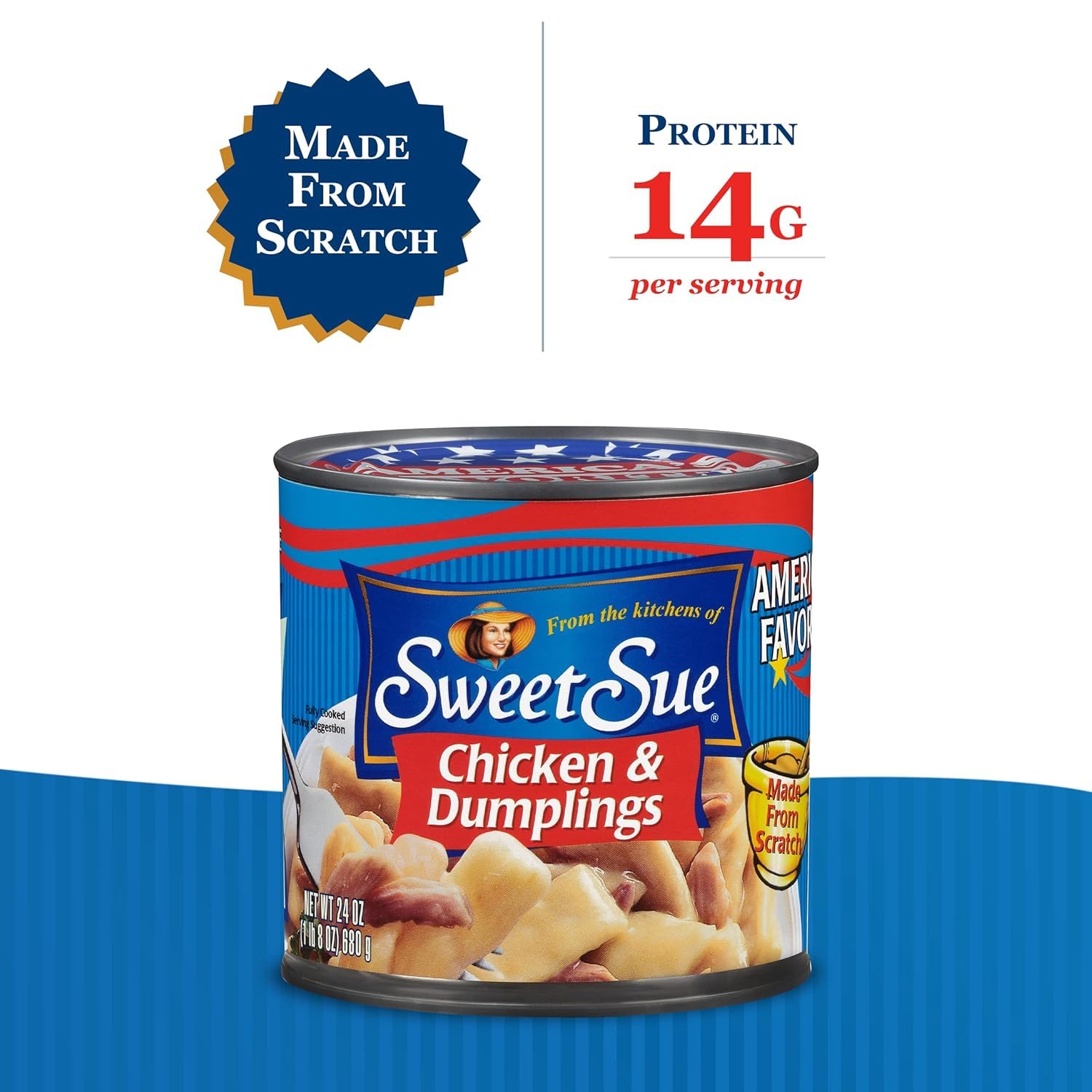 two size variants: 24 oz single can and 48 oz value can