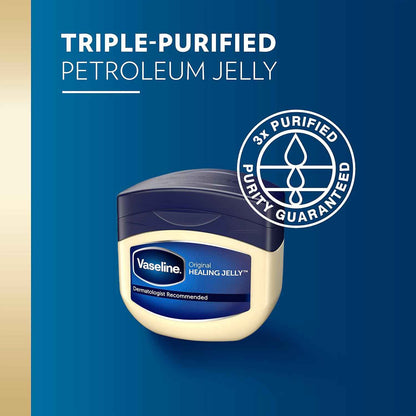 Vaseline Original Petroleum Jelly – Hypoallergenic Fragrance-Free Barrier for Sensitive and Allergy-Prone Skin