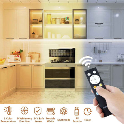 LotusLamp X 24V LED Strip Lights – Low-Heat Touchable Accent Lighting Safe for Kids and Pets, 100ft