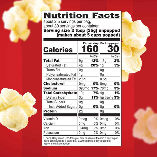 Orville Redenbacher's Ultimate Butter Microwave Popcorn 12-Count Gift Pack for Her Movie Lover Birthday Present