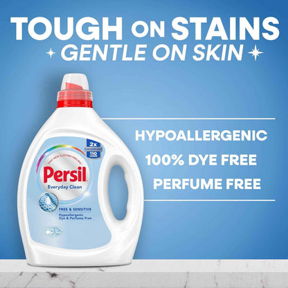Persil Free & Sensitive Laundry Detergent – Chemical-Conscious Fragrance-Free Wash for Allergy-Safe Home Laundry