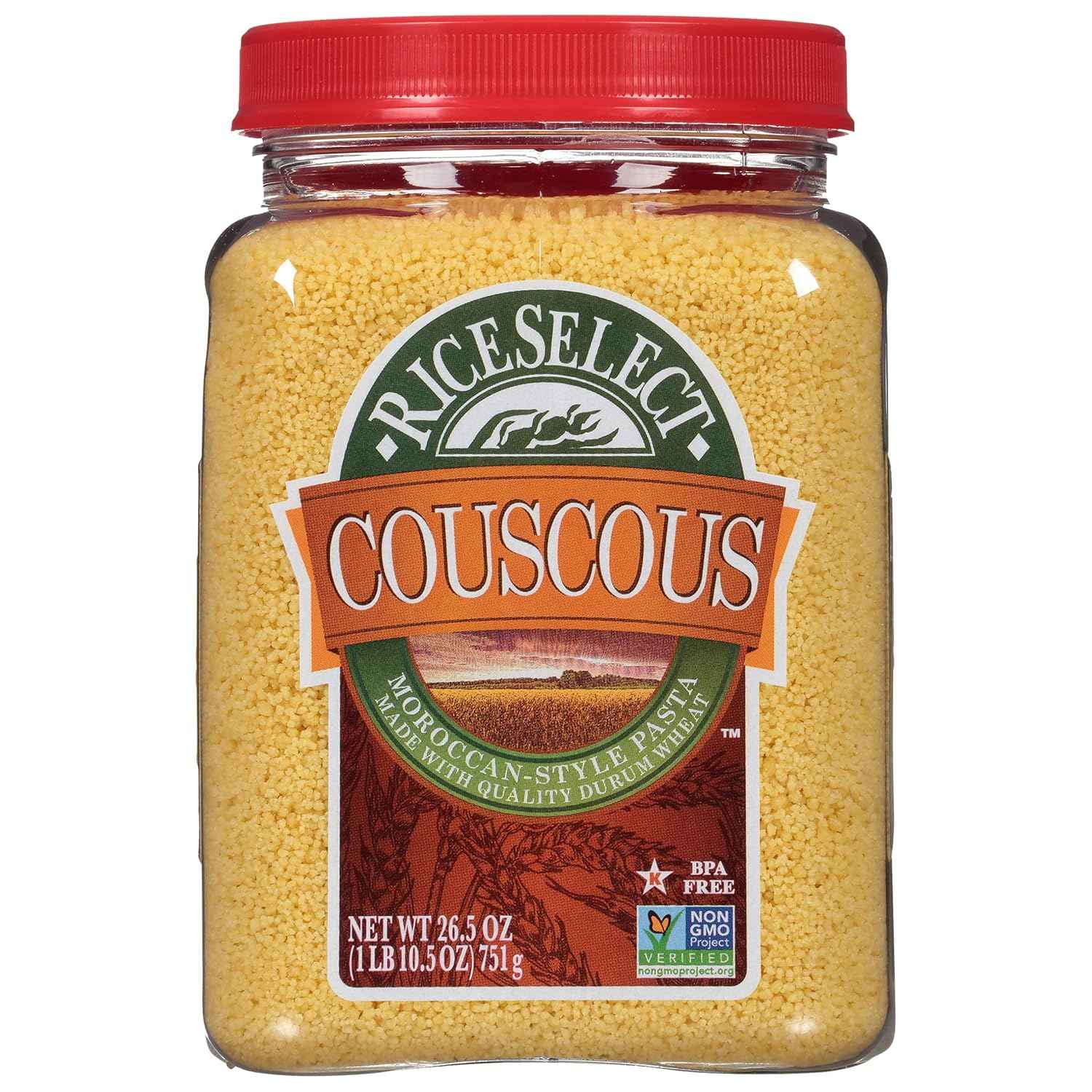 RiceSelect Couscous – Kid-Friendly Family Pasta Side for Lunchboxes and Weeknight Dinners, 5-Minute Prep