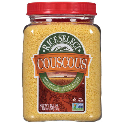 RiceSelect Couscous – Kid-Friendly Family Pasta Side for Lunchboxes and Weeknight Dinners, 5-Minute Prep