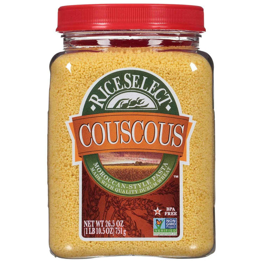 RiceSelect Couscous – Kid-Friendly Family Pasta Side for Lunchboxes and Weeknight Dinners, 5-Minute Prep