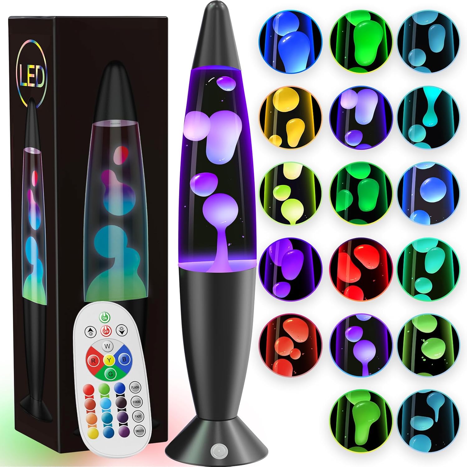 Uniclighter AuraFlow LED Motion Lamp – Cool-Running Night Light Safe for Kids' Bedrooms and Playrooms
