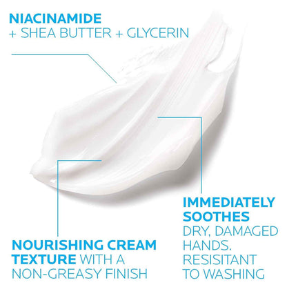 La Roche-Posay Cicaplast Hand Cream – Safe, Non-Toxic Moisturizer for Sensitive Skin & Families