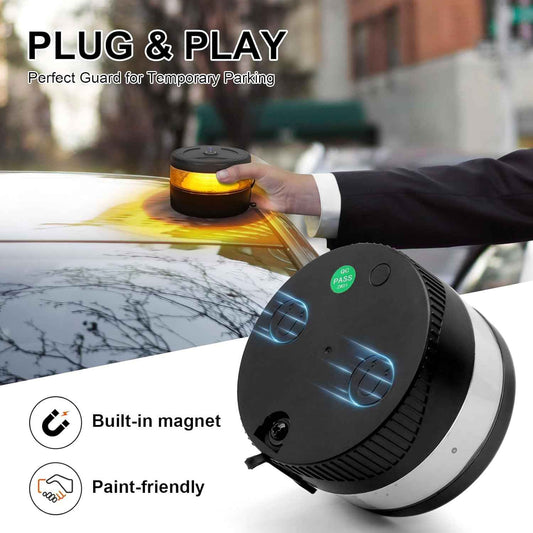 Magnetic Wireless Beacon Light, USB-C Rechargeable Strobe Light for Camping and Off-Road Adventures, IP67 Portable LED Beacon