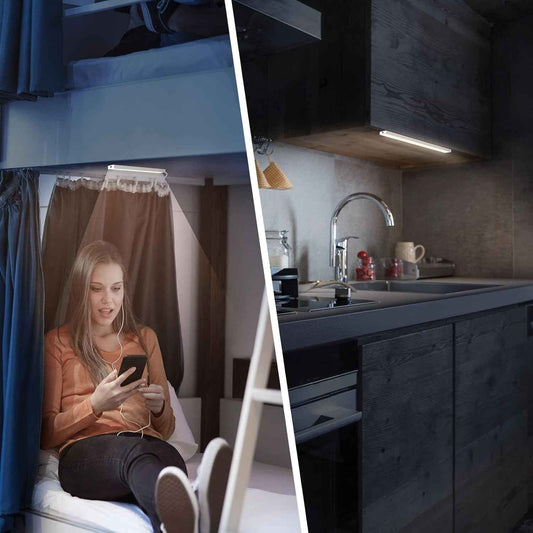 LucentGlow LED Light Bar – Cozy Bedroom Accent Lighting for Layered Ambiance, 6500K