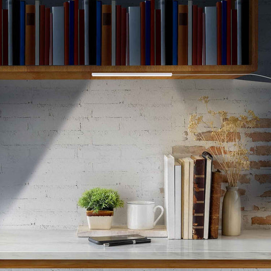 LuminAura Frosted 12-Inch LED Sconce — Decorative Accent Lighting for Living Rooms and Bedrooms