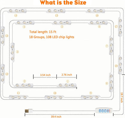 usb powered at 5v/2a with low 0.68w power consumption per set