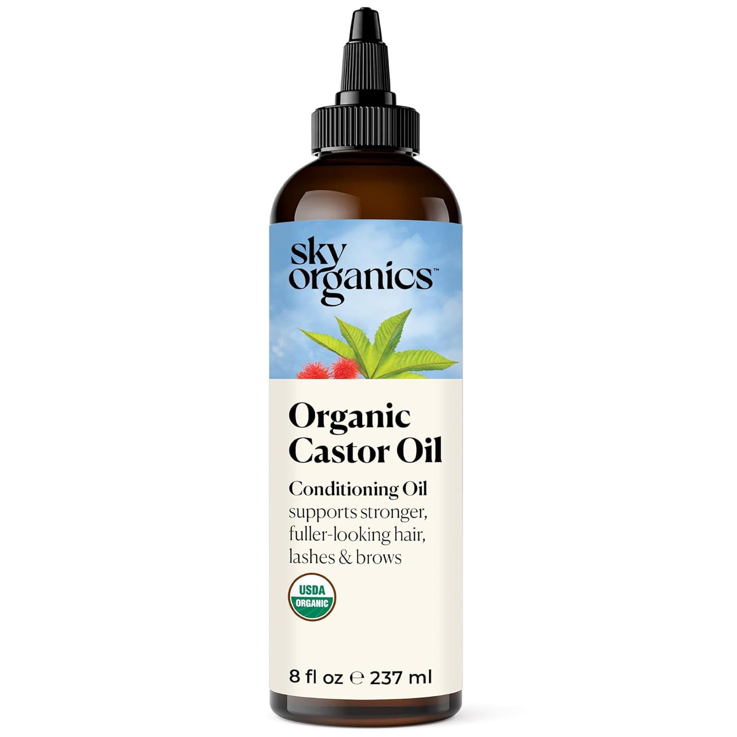 usda certified organic and 100% pure castor oil formulation