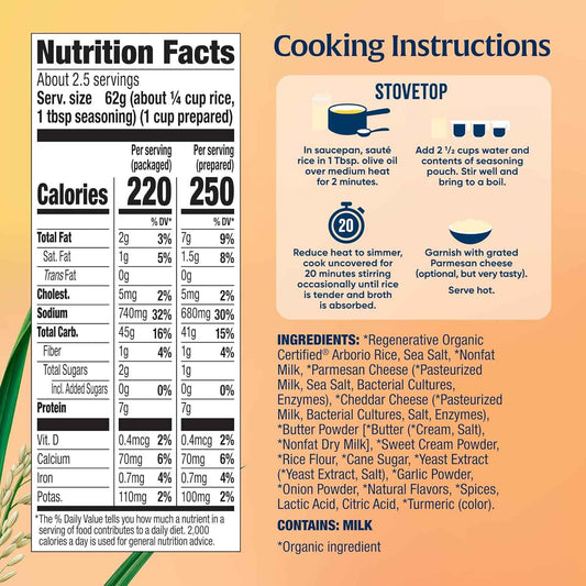 Lundberg Risotto Mix - Clean-Ingredient Pantry Staple for the Mindful Home Cook, Quick Weeknight Side