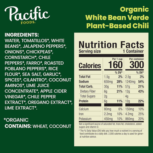 Pacific Foods Organic Fire Roasted Vegetable Chili – Quick Heat and Eat Lunch for the Office Desk