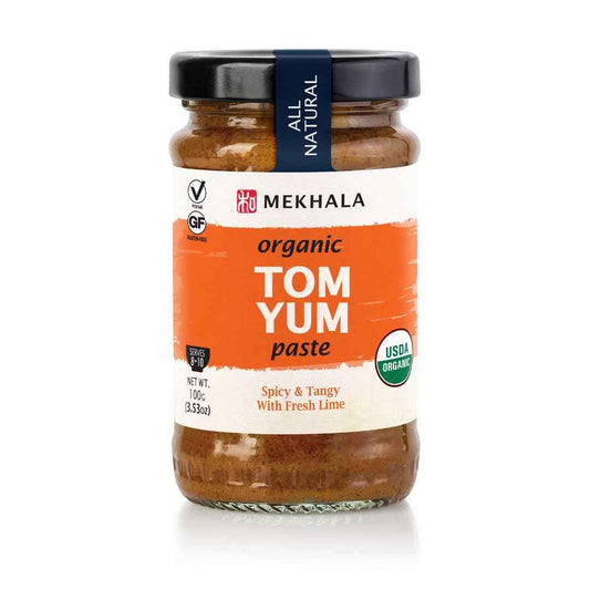 Mekhala Organic Tom Yum Paste – Thoughtful Gourmet Gift for Foodie Friends and Home Chefs, Vegan Gluten-Free Asian Pantry