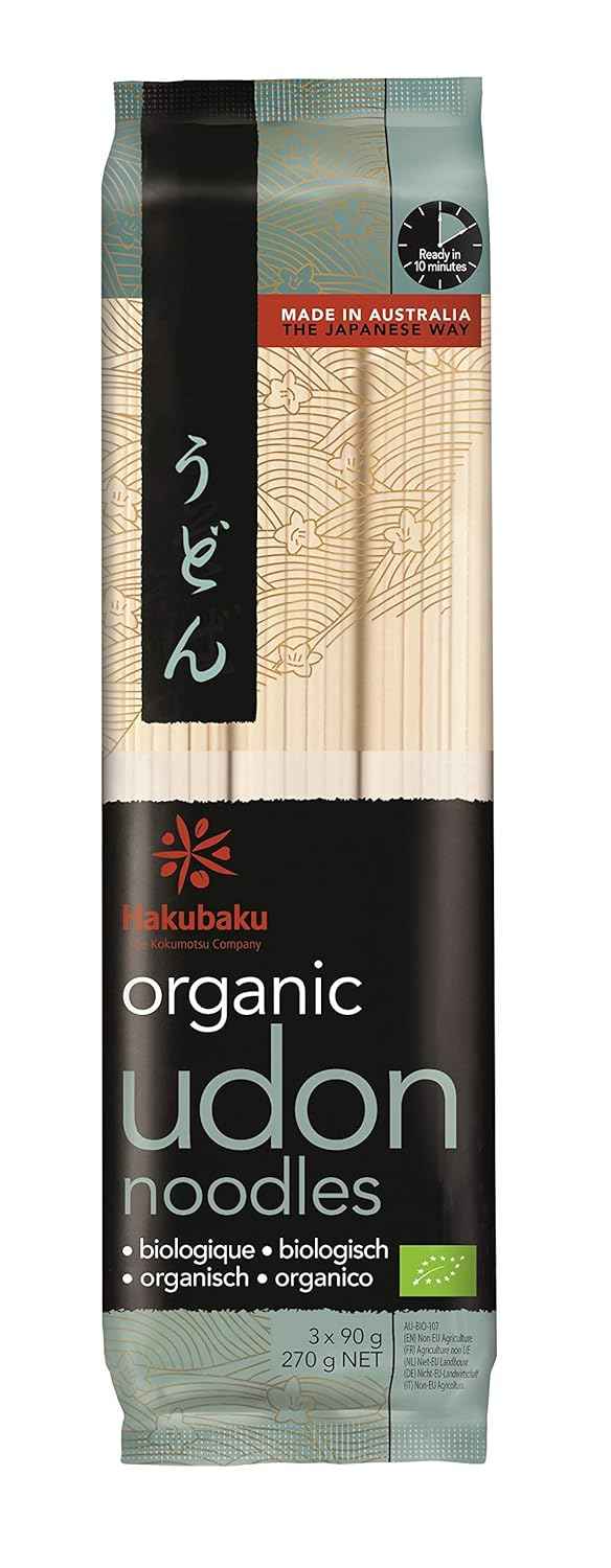 Hakubaku Organic Udon Noodles – One-Ingredient Pantry Staple for Clutter-Free Kitchens