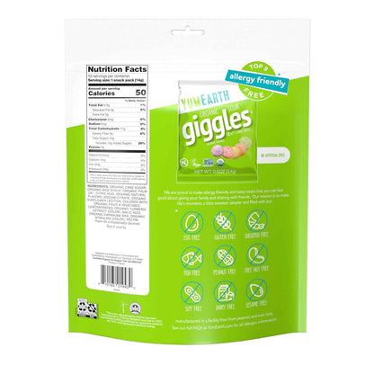 YumEarth Organic Giggles Chewy Candy – Nursery and Playdate Snack for Children, No Artificial Dyes Vegan Candy Pack