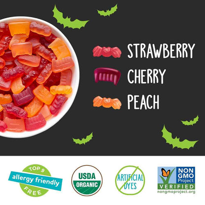 YumEarth Organic Halloween Lollipops - Clean Ingredient Candy for Health Conscious Parents, USDA Organic and Non GMO, 40 Count