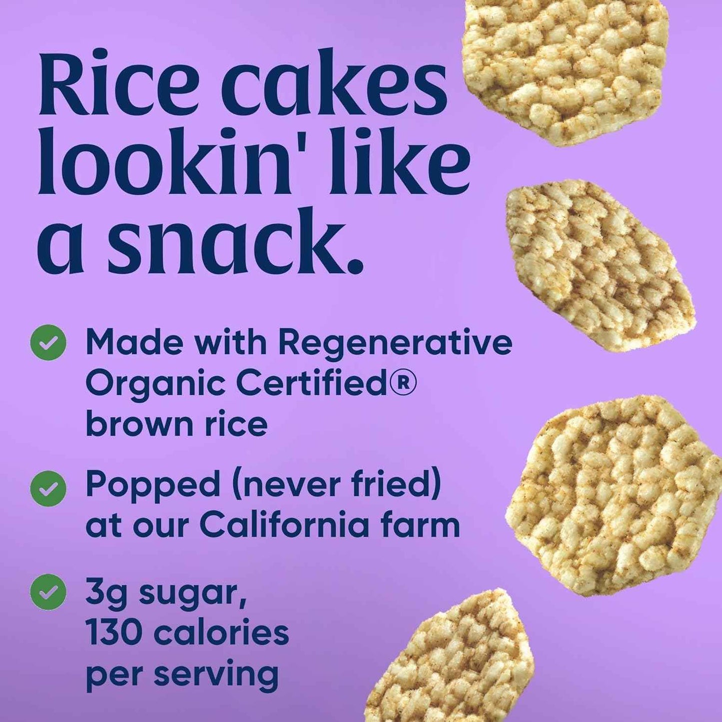 Lundberg Minis Apple Pie Organic Rice Cakes 5 Oz – Clean Pantry Snack for Gluten-Free Wellness Routines