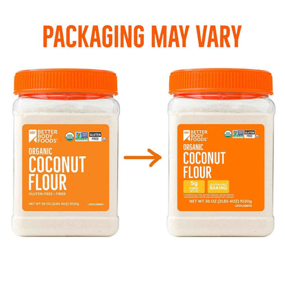 BetterBody Foods Organic Coconut Flour for Clean-Label Pantries and Simple Ingredient Baking