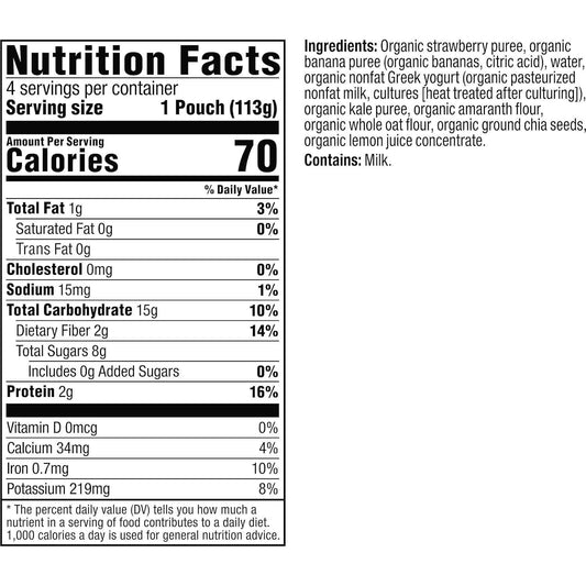 Plum Organics Mighty 4 Toddler Food Pouch – Daycare Lunchbox Snack for Picky Eaters 12+ Months
