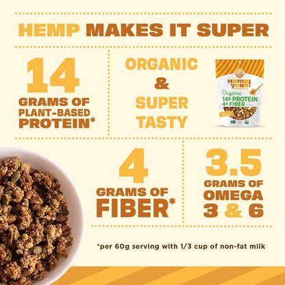 Manitoba Harvest Hemp Yeah Granola – Portable Protein Fuel for Trail Mix and Hiking Snacks
