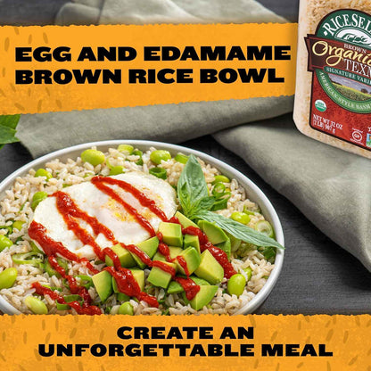 RiceSelect Organic Texmati Brown Basmati Rice – Thoughtful Housewarming Gift for Sustainable Home Cooks, Reusable 32 oz Jar